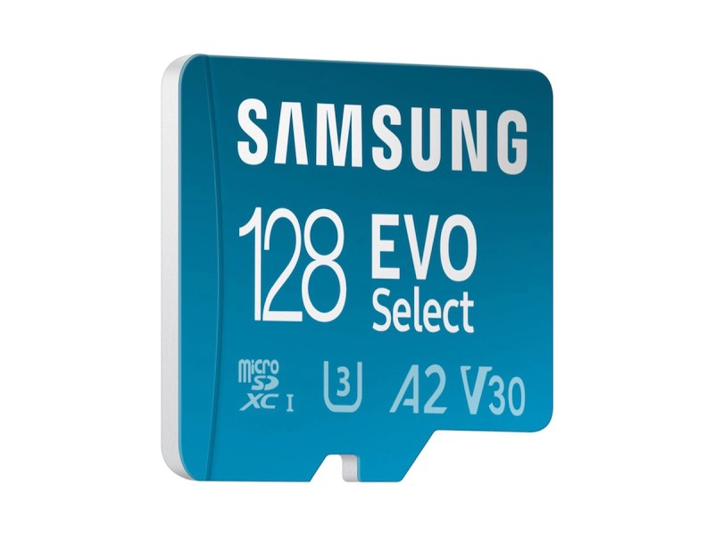 Samsung EVO Select + Adapter microSDXC 128GB (2024) 4K 160MB/s
